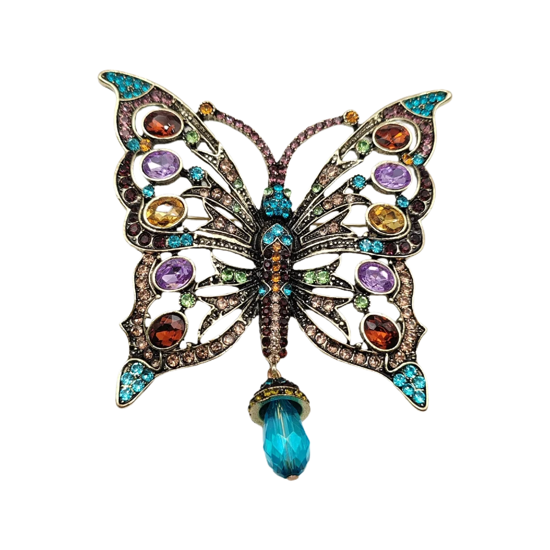 Heidi-style Vintage Butterfly Brooch