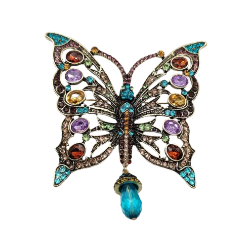 Heidi-style Vintage Butterfly Brooch