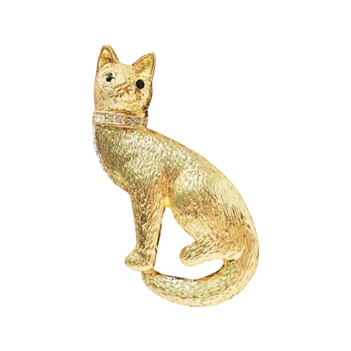 Gold Cat Limited Edition Brooch