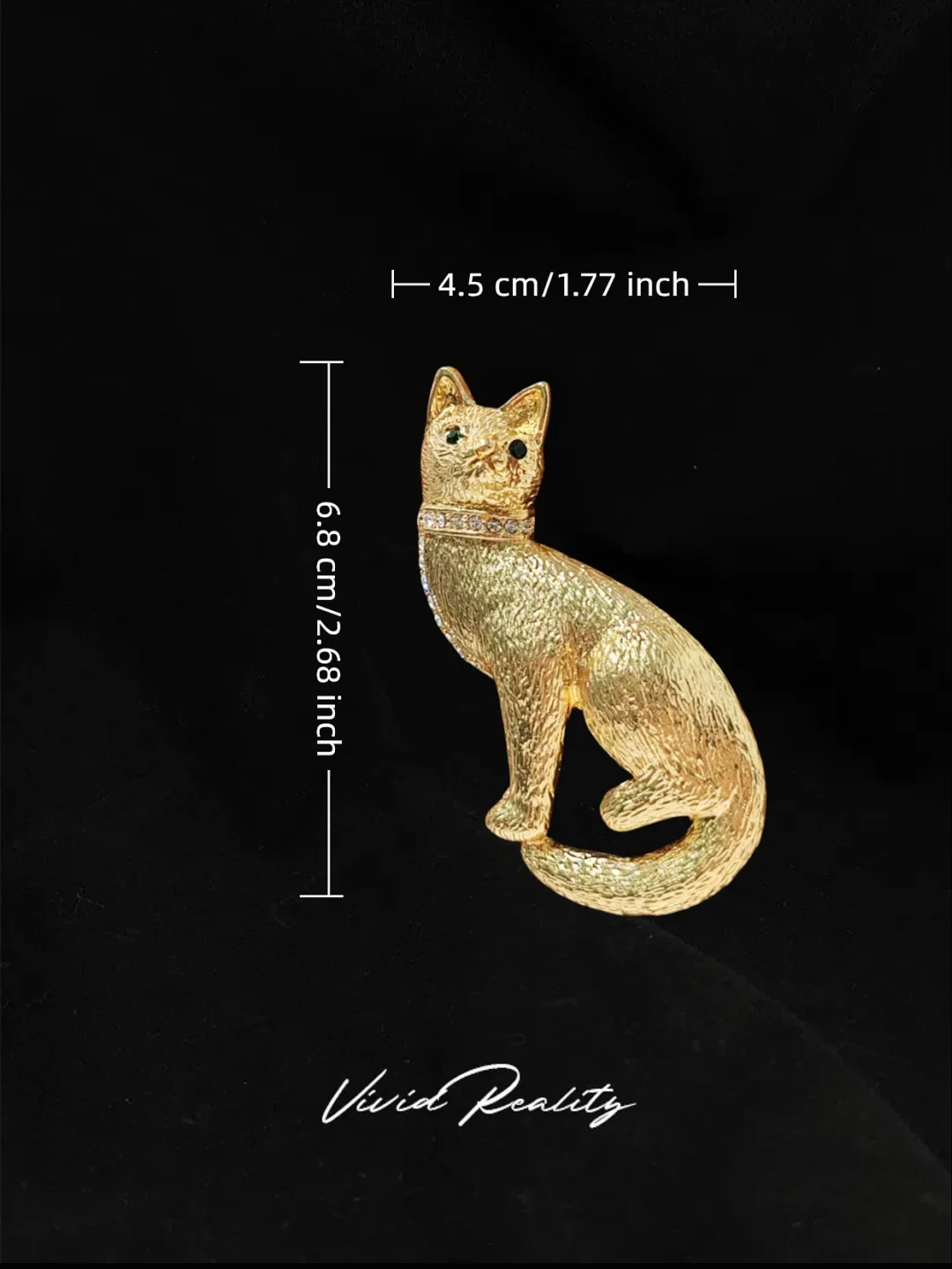 Gold Cat Limited Edition Brooch - Image 9