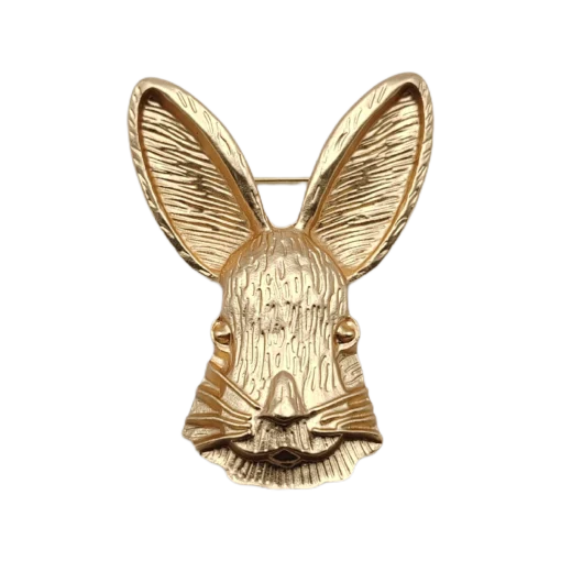 Vintage Rabbit Brooch - Japanese-style Gift