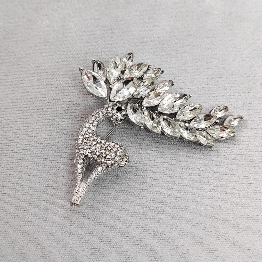 Silver Nordic Reindeer Brooch - Image 3