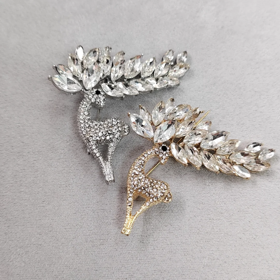 Silver Nordic Reindeer Brooch - Image 5