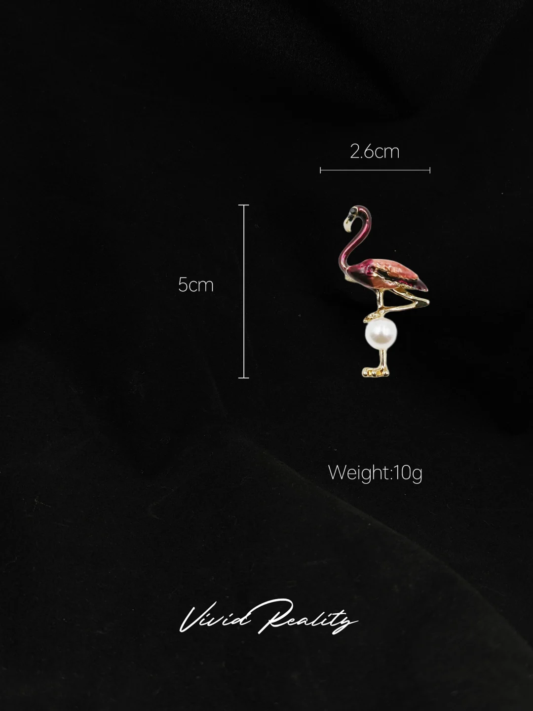 Purple Flamingo Brooch - Image 4