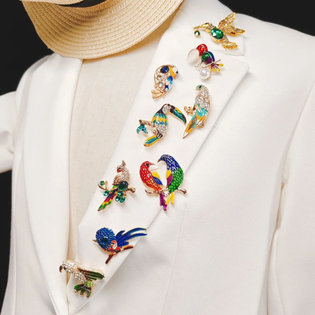 Two Parrots Brooch - Image 6