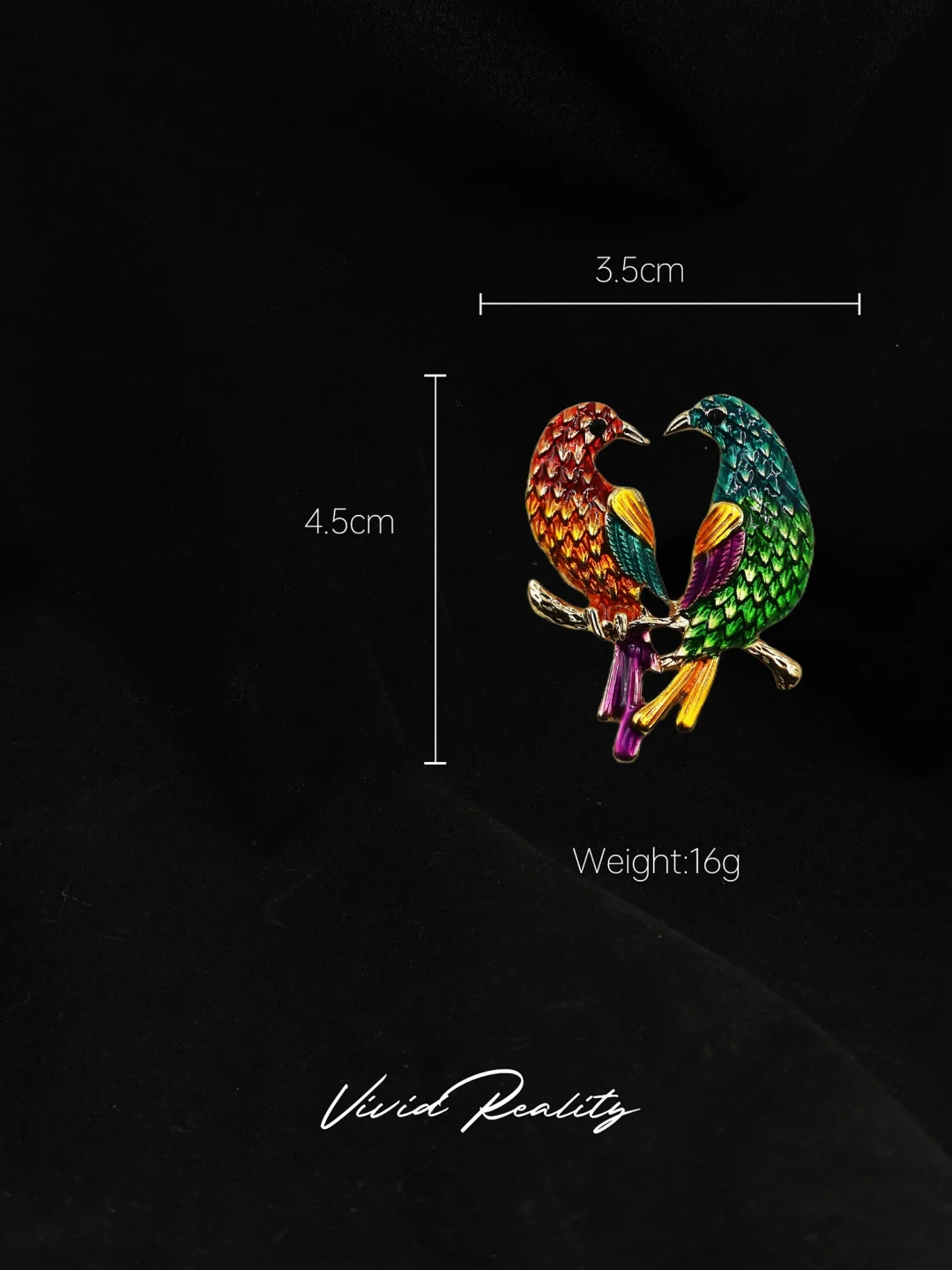 Two Parrots Brooch - Image 7