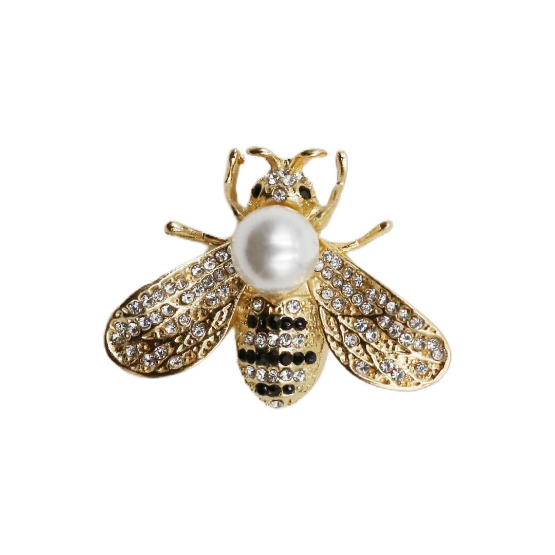 Vintage Gold Bee Brooch