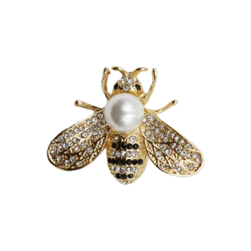 Vintage Gold Bee Brooch