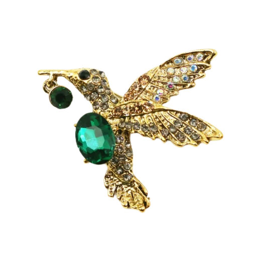 Vintage Hummingbird Brooch