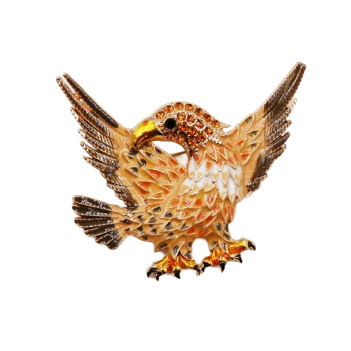Yellow Eagle Brooch (Vintage Design)