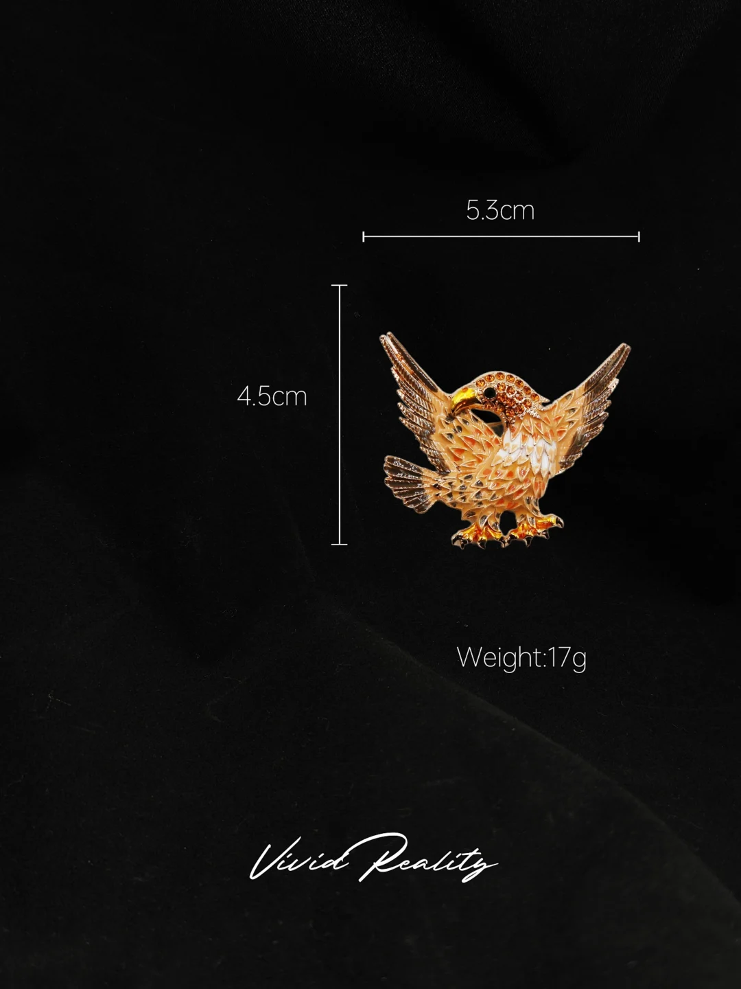 Yellow Eagle Brooch (Vintage Design) - Image 5