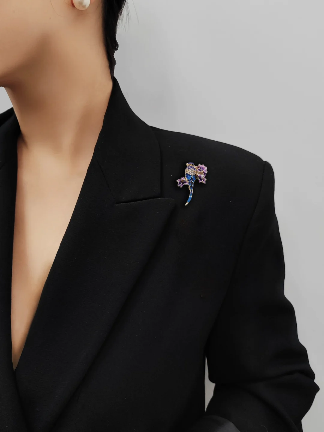 Vintage Magpie Brooch - Image 3