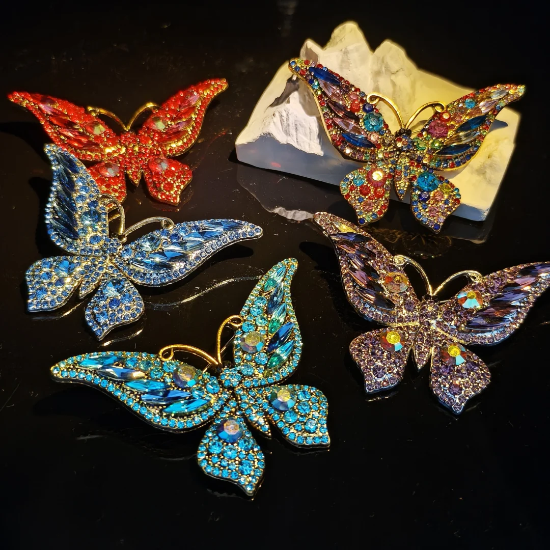 Pink Butterfly Brooch - Small - Image 4