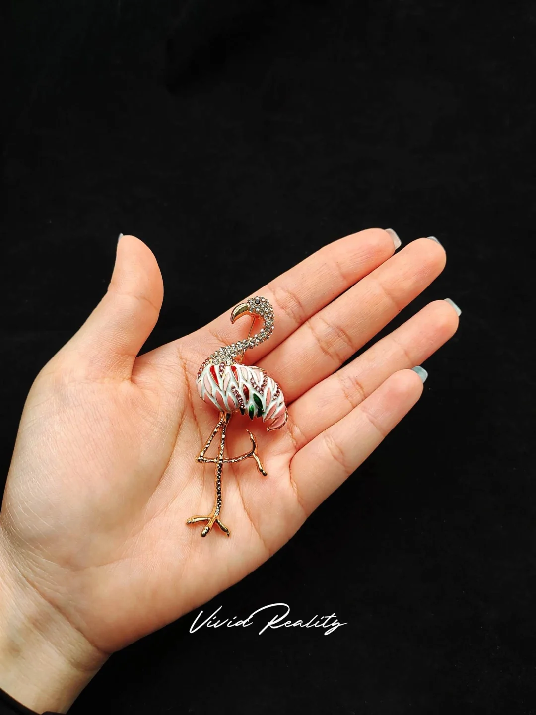 Pink Flamingo Brooch - Image 4
