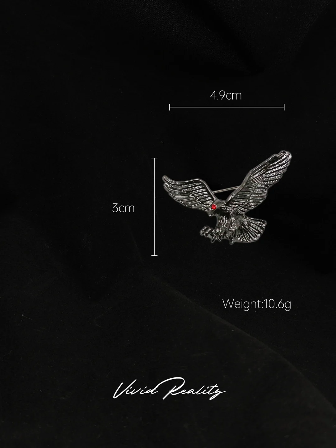 Vintage Silver Eagle Brooch - Image 9