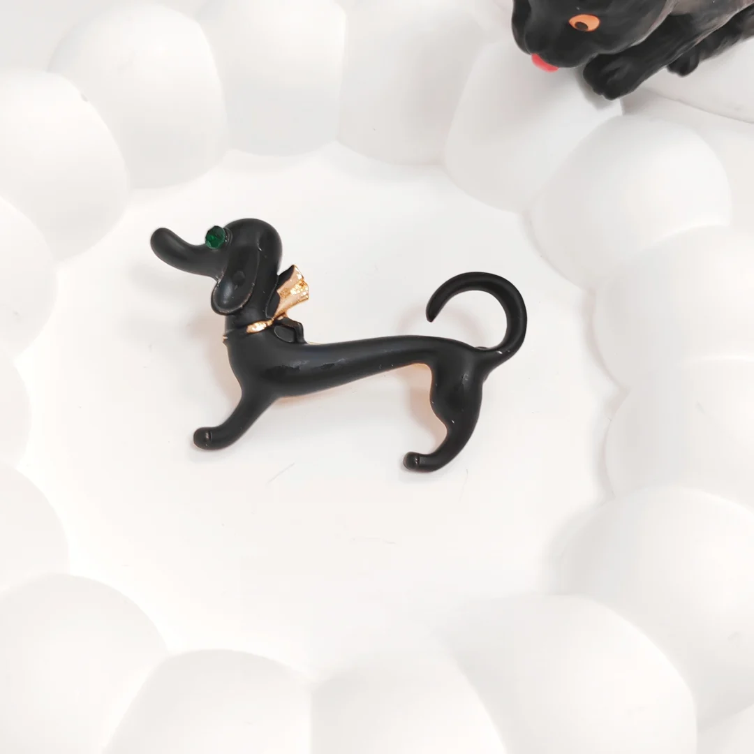 Black Dachshund Brooch - Image 3