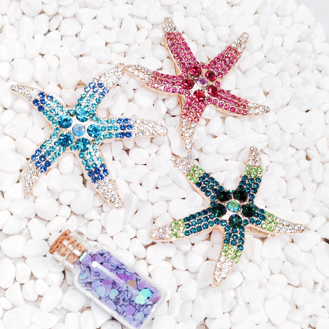 Pink Starfish Brooch - Image 3