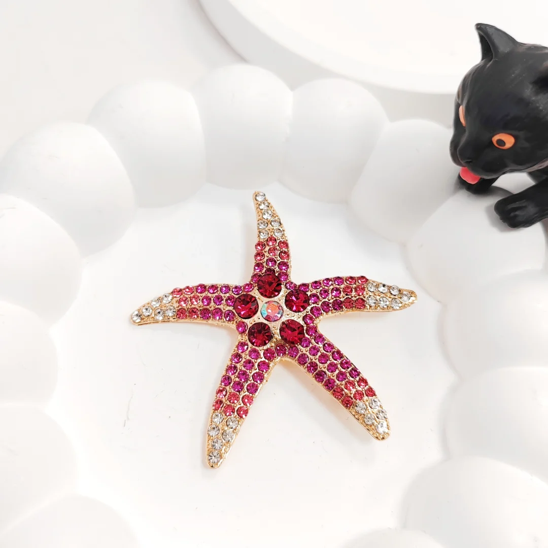 Pink Starfish Brooch - Image 4