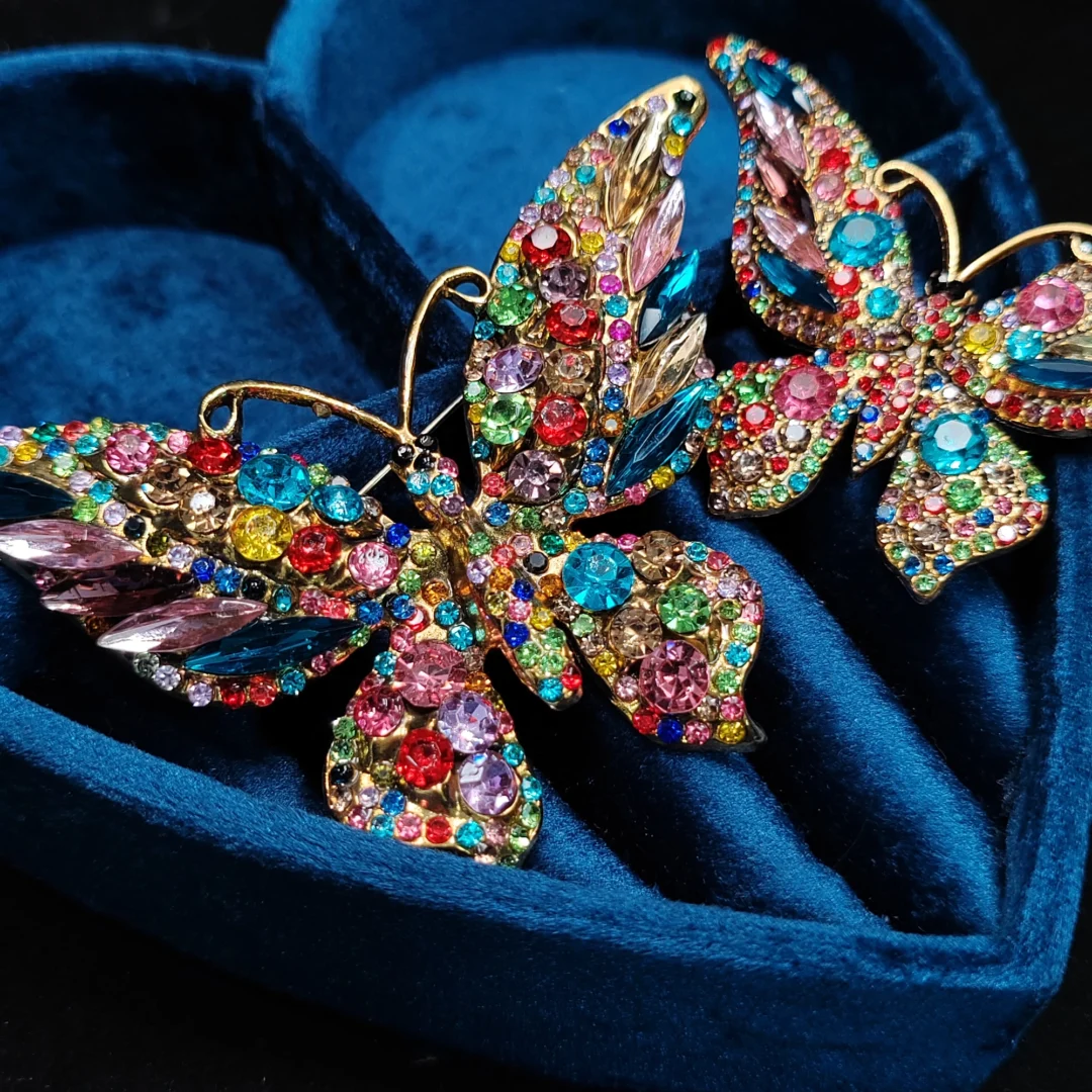 Colorful Butterfly Brooch - Small - Image 5
