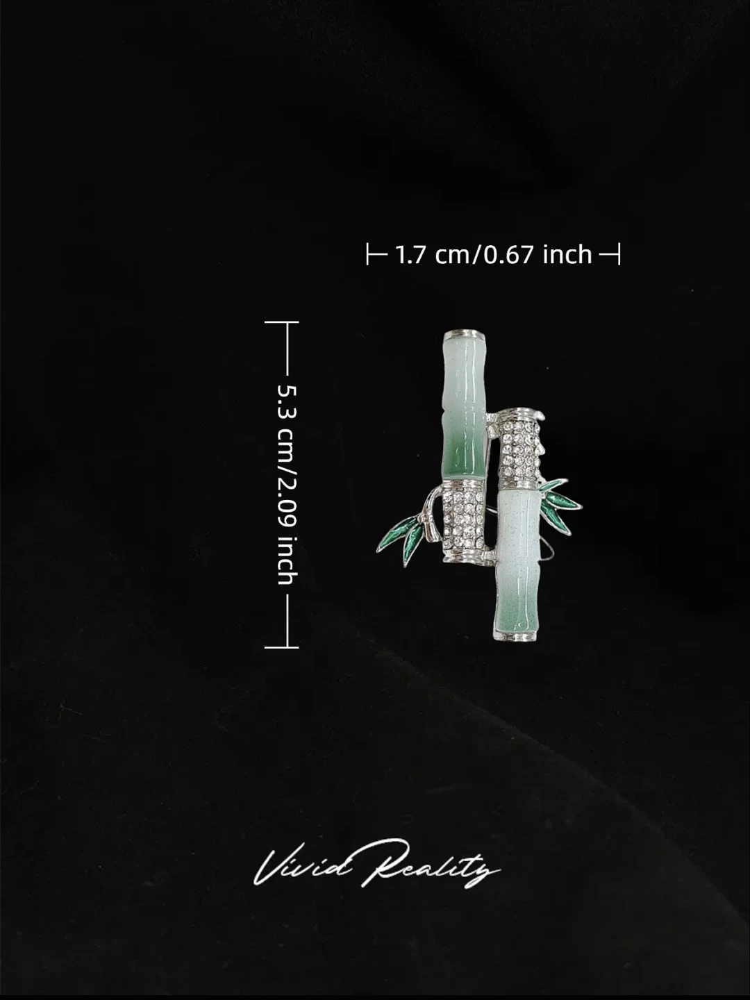 Bamboo Joint Brooch - Symbol of Noble Character - Image 4