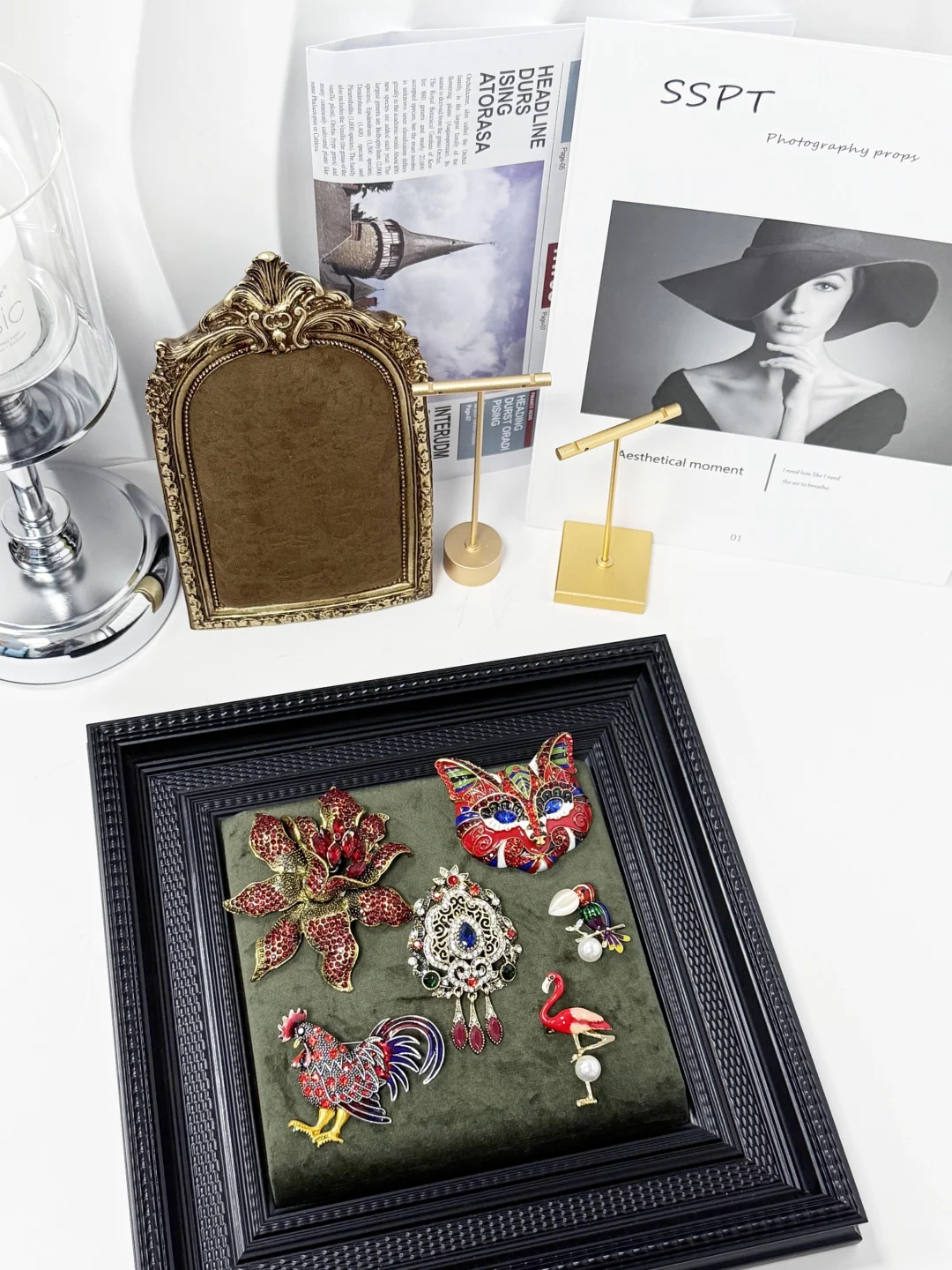 Vintage Baroque Carnivorous Flower Brooch - Image 5