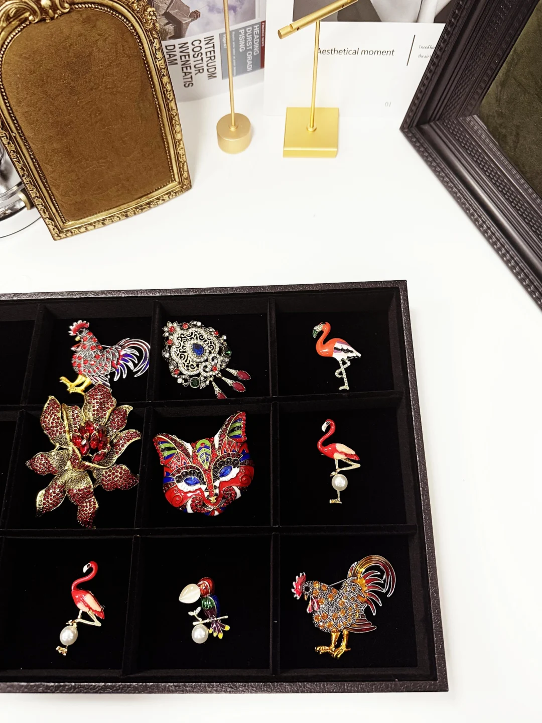 Vintage Baroque Carnivorous Flower Brooch - Image 6