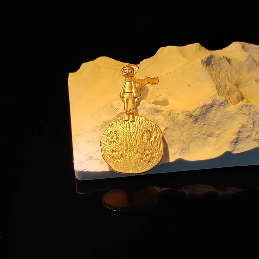 Little Prince on Planet Brooch - Image 2