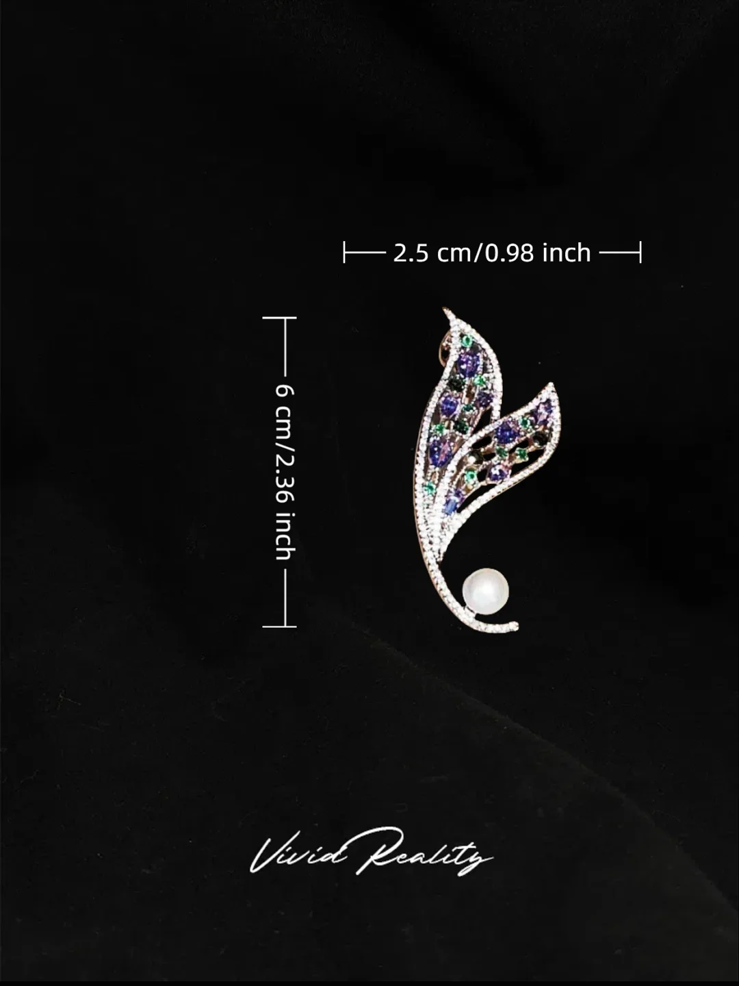 Forest Style Feather Brooch - Image 4
