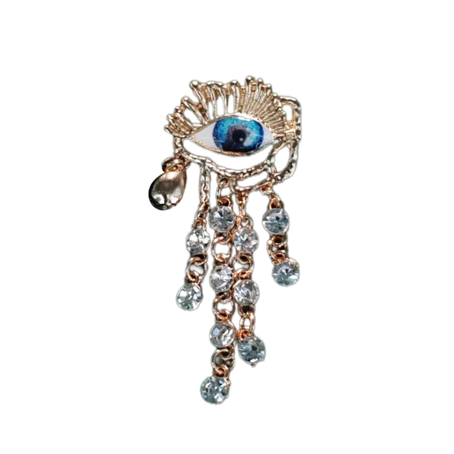 Tassel Evil Eye Brooch
