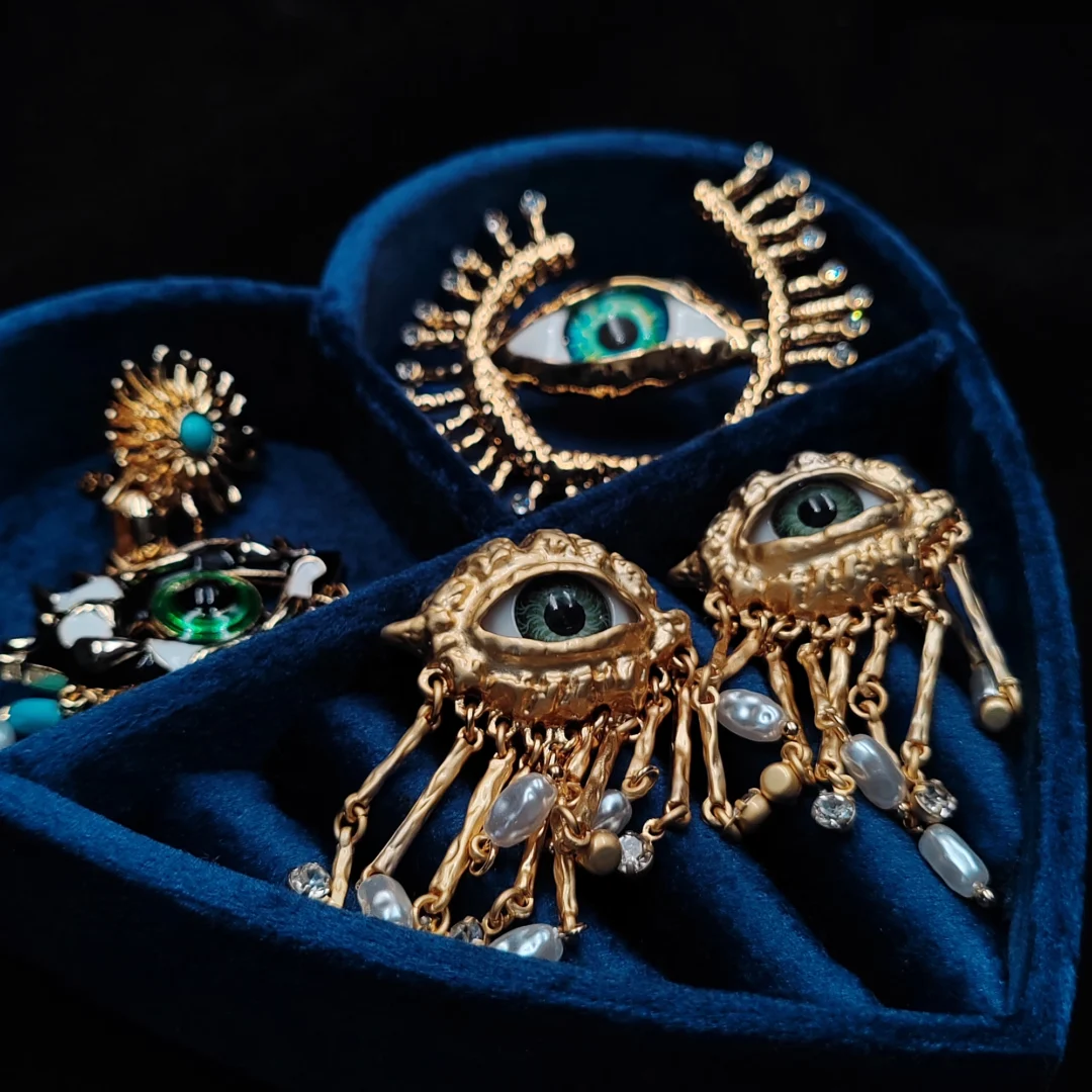 Evil Eye Beaded earrings - Image 4