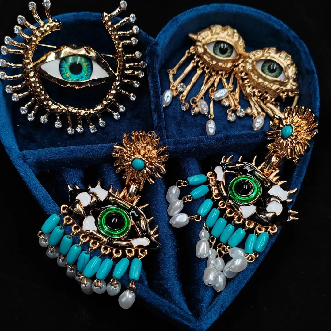 Evil Eye Beaded earrings - Image 12