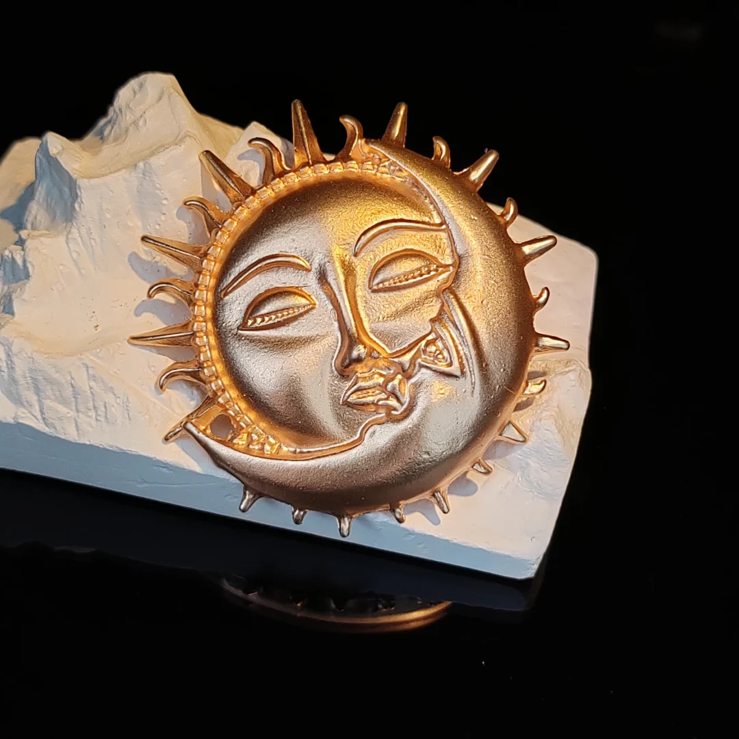Sun & Moon Court Brooch - Image 2