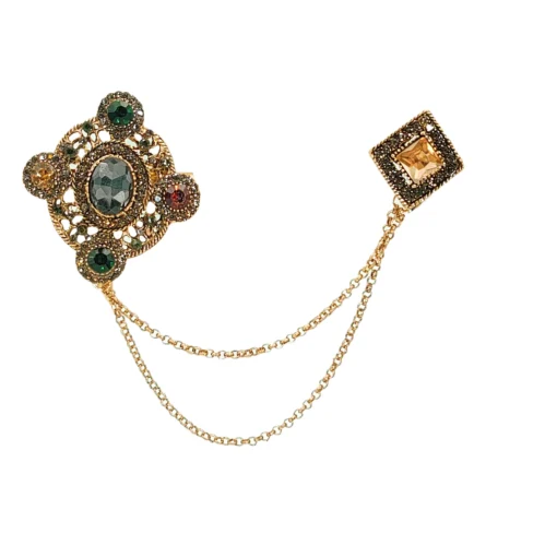 Baroque Chain Brooch