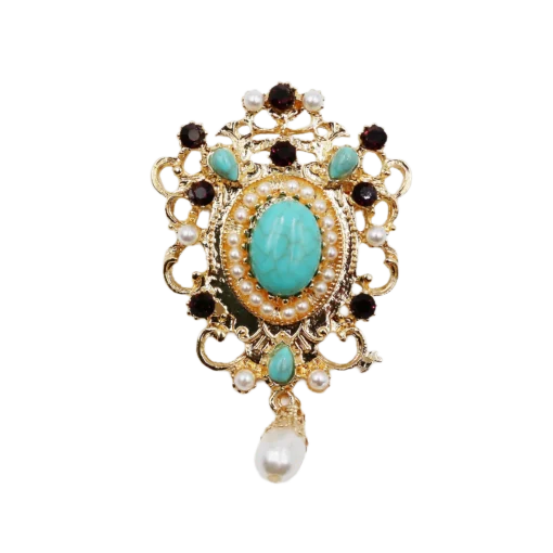 Baroque Pearl Brooch (Vintage Design)