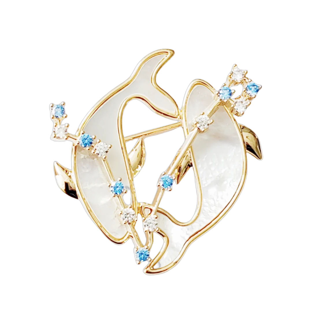 Pisces Brooch