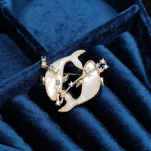Pisces Brooch